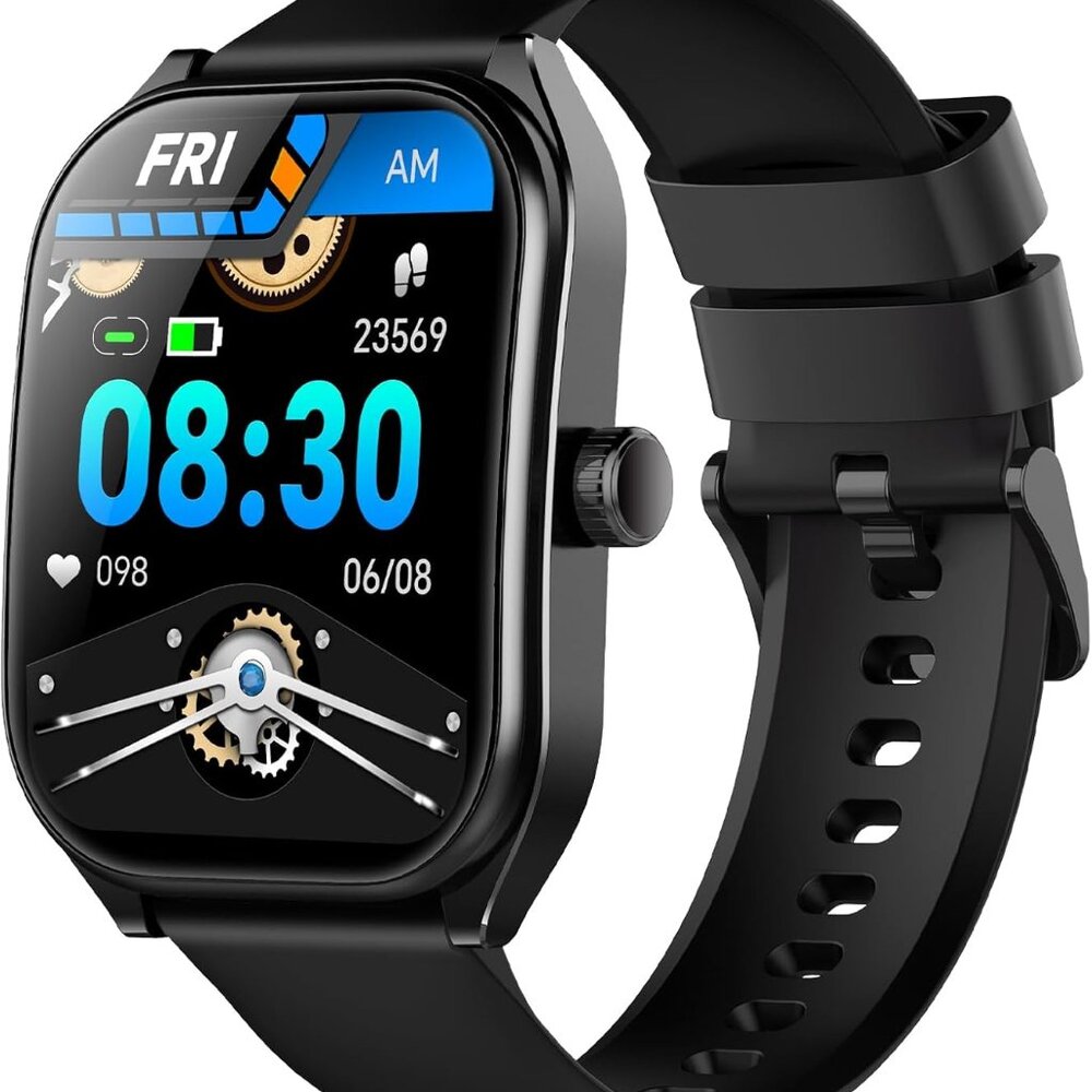 Smartwatch Fitness Tracker Calls Heart Rate Sleep Waterproof